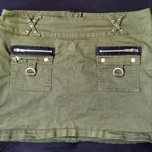 Tripp nyc vtg punk green miniskirt